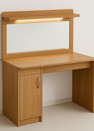 🪞 стол для логопедических занятий №4 с тумбой, зеркалом и ящиком