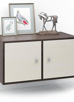 Подвесная тумба прайм-21-2 венге магия-дуб молочный