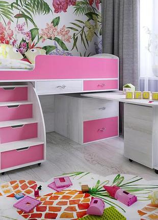 Кровать детская чердак малюк st-212