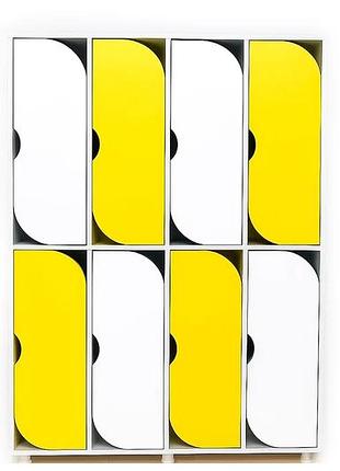 🧥 шкаф для одежды 8-секционный на металлических регулируемых опорах ds-54