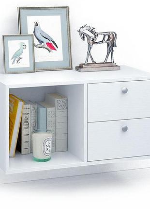 Підвісна тумба прайм-21-6 дуб біла аляска