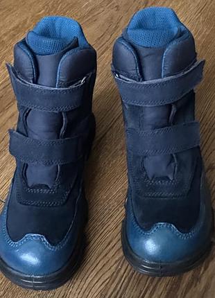 Ecco зимові чоботи gore-tex р.33(21 см)