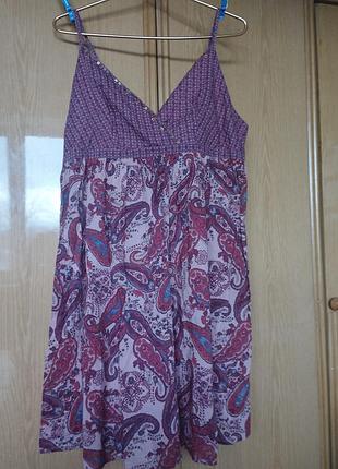 Сарафан женский новый коттон р.52-54 la redoute