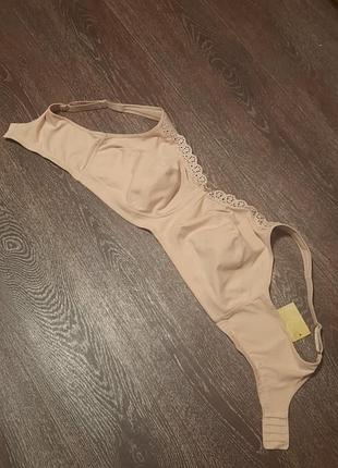 Новый мягкий бюстгалтер р. 46 e 105 f от delimira, без косточек, без поролона