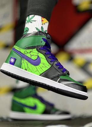 Чоловічі кросівки nike air jordan 1 retro green