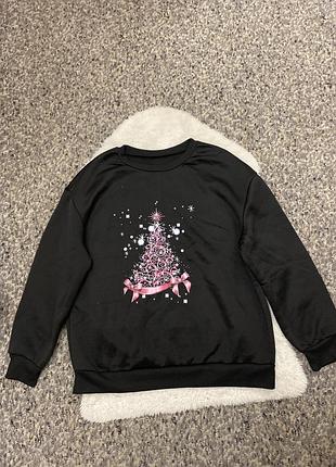 Світшот з новорічним принтом 131125