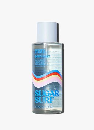 Парфюмированный спрей pink victoria's secret fragrance body mist sun chasers аромат sugar surf, 250 мл