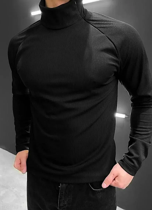 Базовый мужской гольф рубчик 44-58 норма батал 2plgu781-142aве