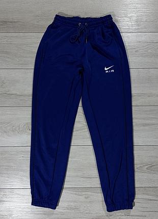 Очень стильные спортивные штаны найк айр nike air синие (нюанс), s, оригинал