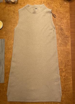Вовняна сукня без рукава massimo dutti