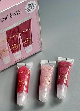 Набір блисків для губ lancôme juicy tubes lip gloss trio