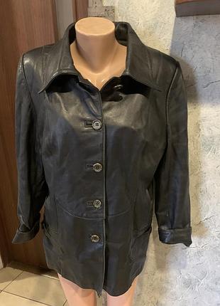 Куртка пиджак кожаный натуральный 56