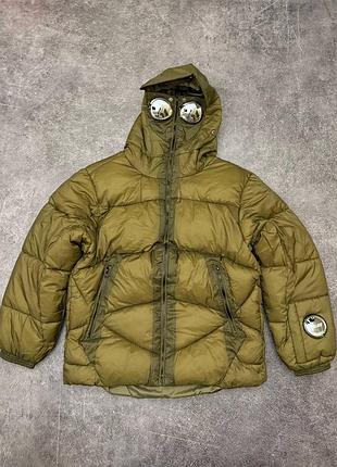 Повсякденна чоловіча зимова куртка-пуховик c.p. company x palace puffer jacket ❄️