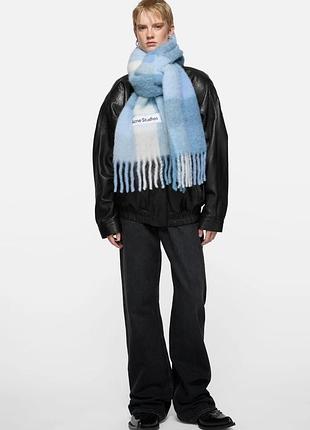 Мохеровий шарф acne studios