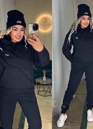 Теплий зимовий костюм трійка з шапкою костюм на флісі ❤️‍🔥 утеплений костюм ❤️‍🔥топ ціна та якість