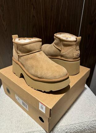 +уггі ugg  ultra mini height цільна овчина