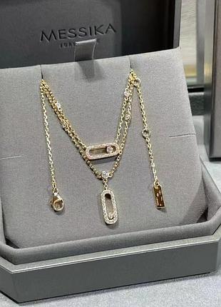 Ланцюжок messika ,  кольє messika  . подарунок цепочка messika