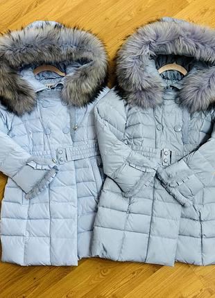 Kiko пальто зима пух