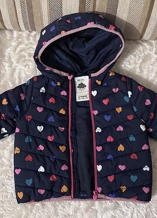 Демісезонна куртка на дівчинку 80рр