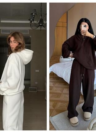 Теплый флисовый костюм,женский.