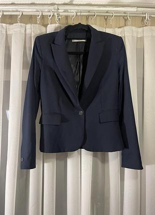 Жіночий синій піджак mango. розмір 38