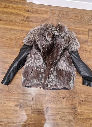 Хутряна куртка -жилетка ,трансформер