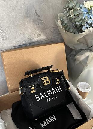 Сумка премиум balmain b-buzz 23 total black 6