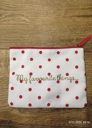 Косметичка m&amp;s cosmetic в горошок