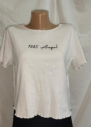 Футболка "100% angel" котон (8.11)