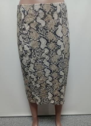Юбка.
змеиный принт
