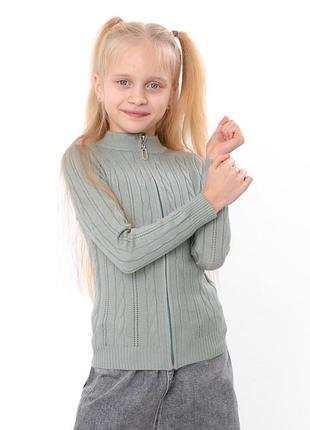 Кофта на замочке для девочек 110-150