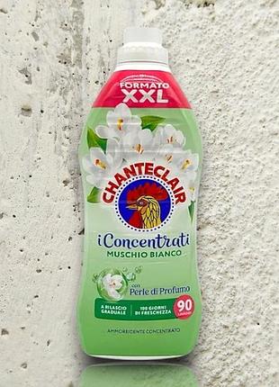 Кондиціонер для білизни chante clair muschio bianco парфумований з ароматом білого мускусу 90 прань 1.8 л