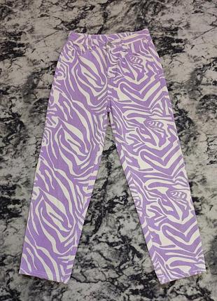Яркие брюки размер s