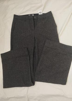 Брюки женские шерстяные палаццо теплые