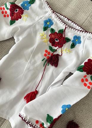 Вишиванка для дівчинки 0- 4 міс 2