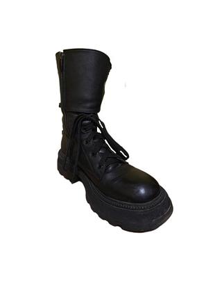 Кожаные с мехом внутри женская обувь на зиму (пара)