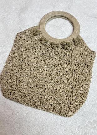 Плетена сумка-тоут від bebenhams