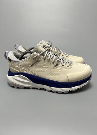 Трекінгові шкіряні черевики на гортексі hoka one one kaha low gtx gore-tex vibram оригінал