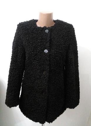 Шубка из искусственного затра под каракуль баранца