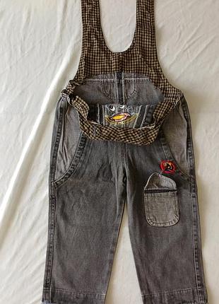 Дитячий джинсовий комбінезон 2