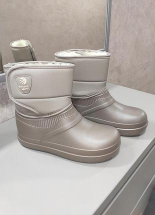 Дутики женские зимние, пена, разные цвета