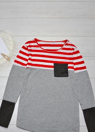 Стильна комбінована кофта. 2