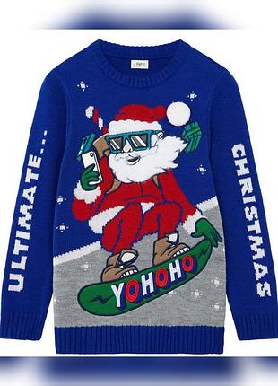 Новорічний світер для підлітка з сантою