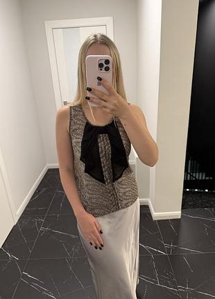 Леопардова блуза шифон s