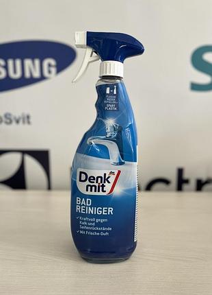 Миючий засіб для ванної кімнати denkmit badreiniger ,1л 7021