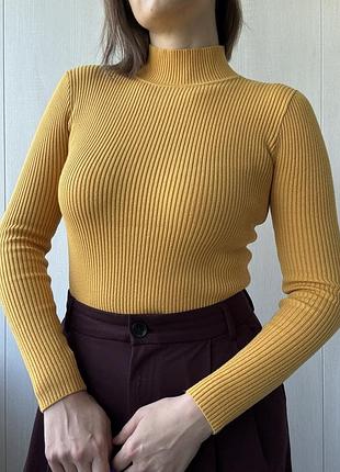 Щільний трикотажний гольф з горловиною стійка, solmar, s-m