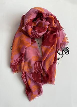 Великий шарф палантин villanova іспанія квіти абстракція парео