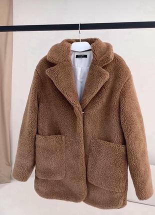 Тепла шубка з рукавичками