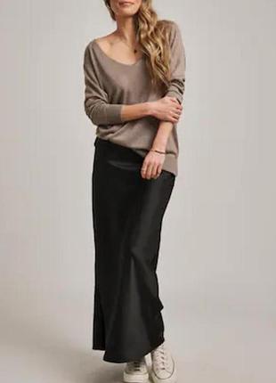 Длинная юбка шелк