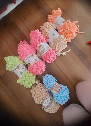 Пряжа ализе пуффи, alize puffy fine